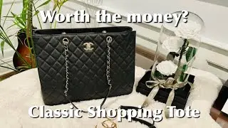 Chanel Caviar Quilted Large Shopping Tote / worth the money? / mod shots