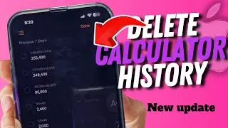 iOS 18: How to Delete All Calculator History on iPhone