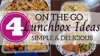 4 QUICK & EASY LUNCH IDEAS | The BEST lunch ideas for WORK | LUNCHBOX IDEAS | What's for Lunch