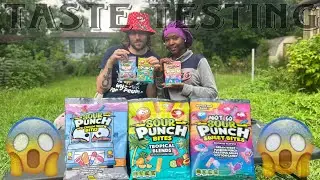 Taste Testing | Sour Punch Bites | @J.W.M810 @TaneshaOtis | Candy 🍬