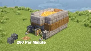 Minecraft Easy Stone Generator! 260 Stone Per Minute!