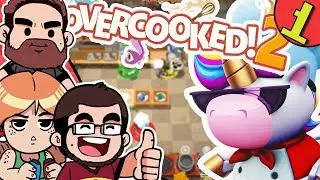 Too Many Cooks! | Overcooked 2 Part 1 Multiplayer Nintendo Switch Gameplay Walkthrough Playthrough