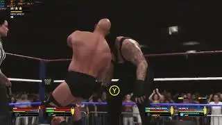 WWE 2K25 | Tornado Tag Chaos 🔥 Undertaker & Kane vs Stone Cold & The Rock | Kane Called for Help 😱