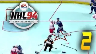 NHL 14 - NHL 94 Anniversary Mode - Let's get into a few fights!