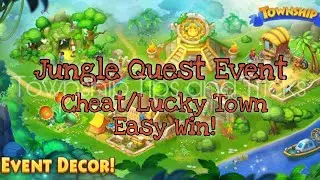 Trick/cheat to play Jungle quest | Lucky Town | Capture first place easily!
