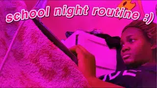 school night routine :)