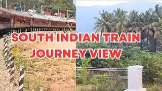 South Indian Train Journey View | Bangalore to Lucknow train journey