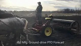 Spring field work at Summerbend Farm