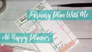 DIY A6 Disc Planner || February PWM