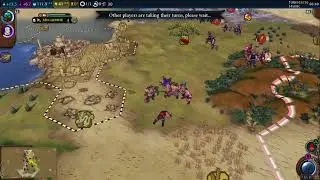 Barbarian Warrior - Continuous Combat Animation Glitch - Civilization 6