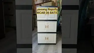 cara pasang lemari plastik Napolly MCAB 36 BATIQ