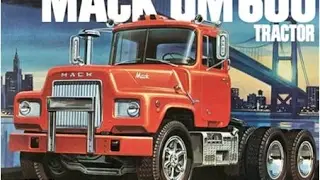 How to Build the Mack DM600 Tractor 1:25 Scale MPC Model Kit #819 Review