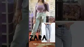 Zara jeans try on haul#fashionshorts#zara#zarahaul#ootd#outfitideas#zarajeans