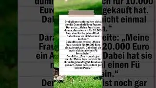 Dummheit der Frauen  #Witze #lustig #urkomisch #Lachen #Witze #Anekdote #Humor