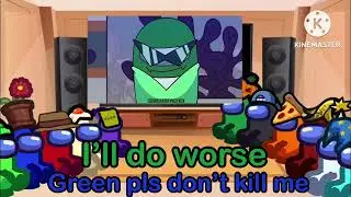 Among us reacts to Venom by @GaminglyMusic 