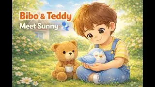 Bibo & Teddy Meet Sunny the Little Bird 🐦 | A Gentle Kids Short Film