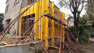 Extension d'une maison en béton armé quatrième partie