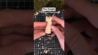 Its a Dragon 😏 #carving #wood #medieval #chess #chessset #knight #asmr #handmade