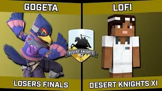 Gogeta (Falco) vs Lofi (Steve) - Desert Knights XI - Losers Finals