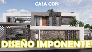 HOUSE WITH IMPOSING DESIGN #house #architecture #plans #style