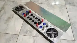 CUSTOM panel power 4 channel in out,plat tebal dan siap pakai.