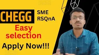 Chegg vacancy|Subject matter expert|Work from home #chegg #itsnetaji