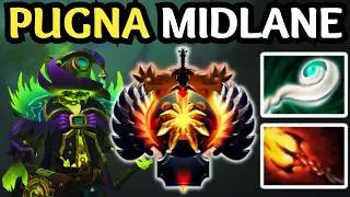 🔥 INSANE DRAIN — PUGNA MID | DOTA 2 GAMEPLAY 🔥