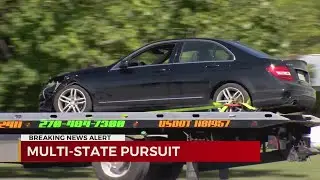 Multi-state pursuit ends in arrest of juvenile