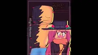 John Doe and Jane Doe kiss each other 😘 #shorts #animation #roblox #forsaken #alightmotion