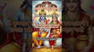 Powerful Krishna Mantra🟰- 🕉️ KRISHNAYA VASUDEVAYA #krishna #chanting #meditation #music