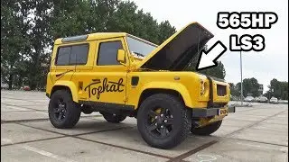 LS swapped Land Rover Defender by TopHat (565 HP LS3)