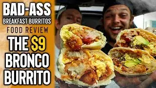 Поедание крутых буррито на завтрак за 9 долларов *BRONCO BURRITO*