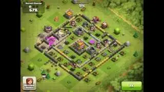 Clash of Clans | 40 lvl 6 giants attack...Gameplay Episode 1