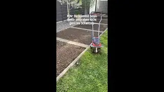 Beete umgraben mit der Akku-Bodenhacke GE-CR 30 Li