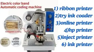 ribbon coding machine
