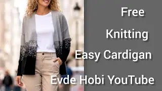 4.part  MASTER THE RAGLAN SLEEVE | Step-by-Step Cardigan, V-Neck Sweater & Vest Guide #freepattern