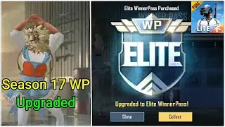 PUBG MOBILE LITE SEASON 17 WINNER PASS ELITE UPGRADE | SEASON 17 NEW UPDATE