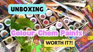 Ordered Colour Chem Fabric Paints | Unboxing Fabric Paints #fabricpainting #beginnerspainting