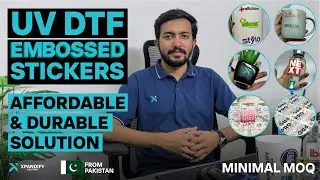 UV DTF Embossed Stickers in Pakistan Now | UV DTF | Minimal MOQ