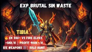 Tibia Brave &ndash; Ruta de caza rentable en Elfos de fuego solo EK
