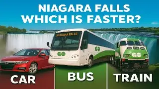 Train vs Bus vs Car - Toronto to Niagara Falls EPIC Race | Canada Tamil Vlog