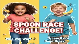 Cute Kids Spoon Race | Fun & Laughter at Thinkers Hub School | Balance, Speed & enjoyment