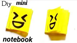 DIY MINI NOTEBOOKS ONE SHEET OF PAPER - Diy notebook by Lamha art and craft