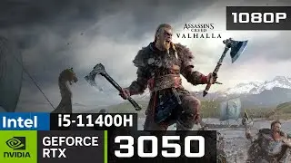 Assassin's Creed Valhalla RTX 3050 4GB + Intel i5-11400H Medium Settings