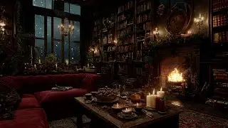 Wrapped in Firelight and Piano | Gentle Winter Music for Focused Calm and Meditation