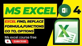 Advanced Find & Replace | Find & Replace | Excel Edit Formula | Go To Option