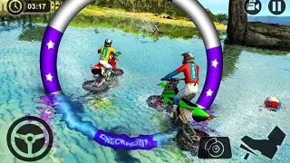 Beach Water Surfer Bike Racing - Android Gameplay FHD