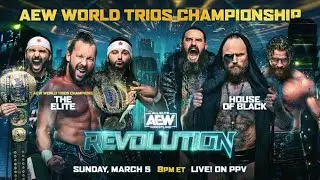 AEW Revolution 2023 Fully-Loaded Match Card 🔥🔥