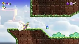 Super Mario Bros Wonder: Jet Run 1 Expert Badge Challenge 100%