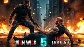 Джон Уик 5 (2025) &mdash; Первый трейлер | Киану Ривз, Дуэйн Джонсон, Джейсон Стэтхэм | Концепция